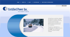 Desktop Screenshot of certifiedpower.com